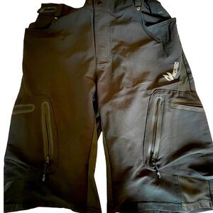 Arsuxeo Black Bicycle Bike Shorts XL